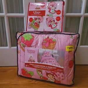 Strawberry Shortcake Comforter & Sheet Set 🍓 5 Piece Set 🍓